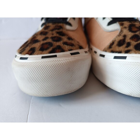 Vans Bold Ni Bender Sneakers Men's 11 Leopard Print Denim Houndstooth Shoes - Picture 3 of 11